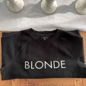 The BLONDE Brunette the Label crew sweat shirt